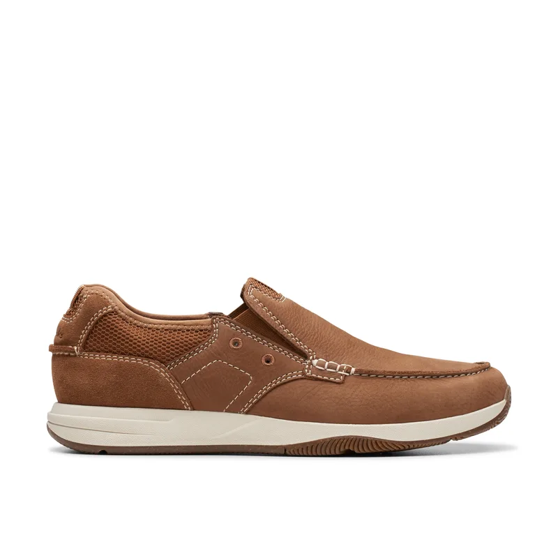 CLARKS ΑΝΔΡΙΚΟ CASUAL Sailview Step 26176975 Light Tan Nubuck