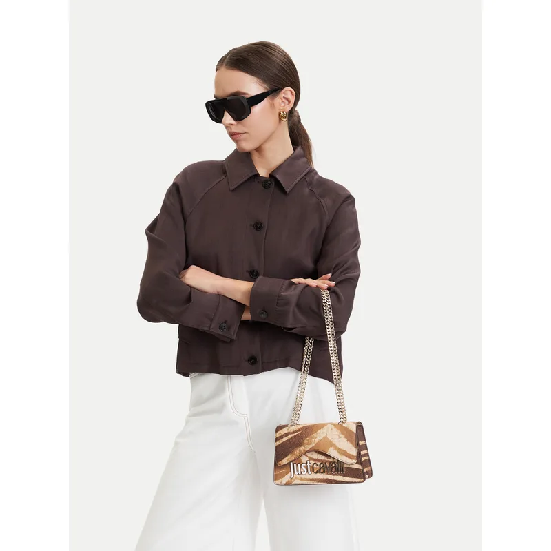Τσάντα Just Cavalli 80RA4BB7 ZSA85 Καφέ