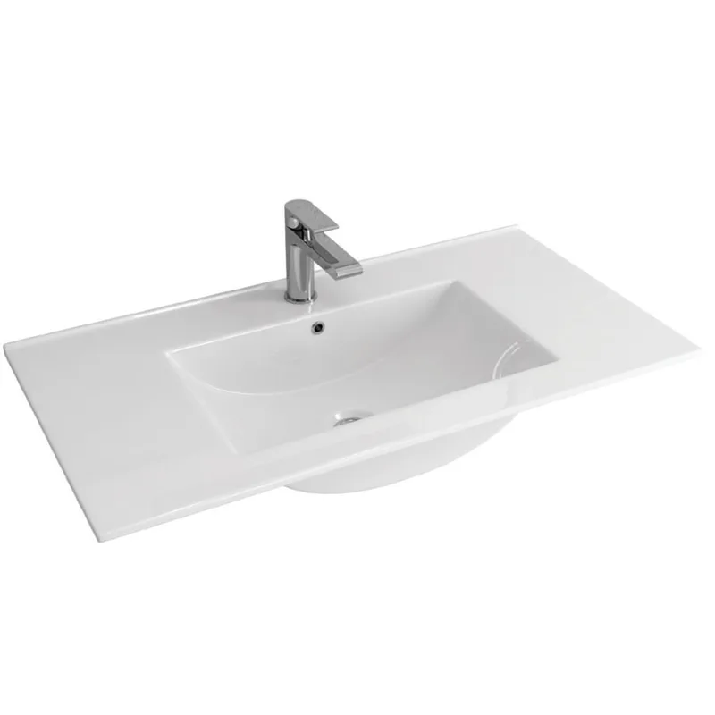 Νιπτήρας Επίπλων Karag σειρά LT 7506-100 Λευκό (101x47cm)