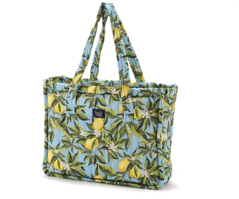 Mollet Quilted Mommy Bag - Positano - Rafaello