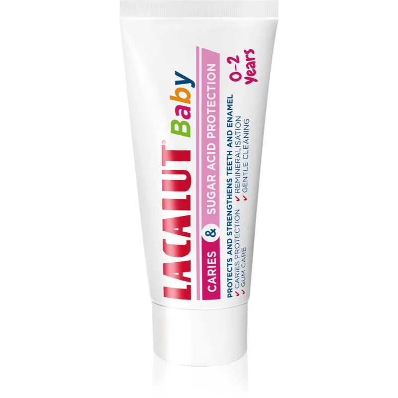 Lacalut Baby Caries and Sugar Acid Protection παιδική οδοντόκρεμα 0-2 Years 55 ml