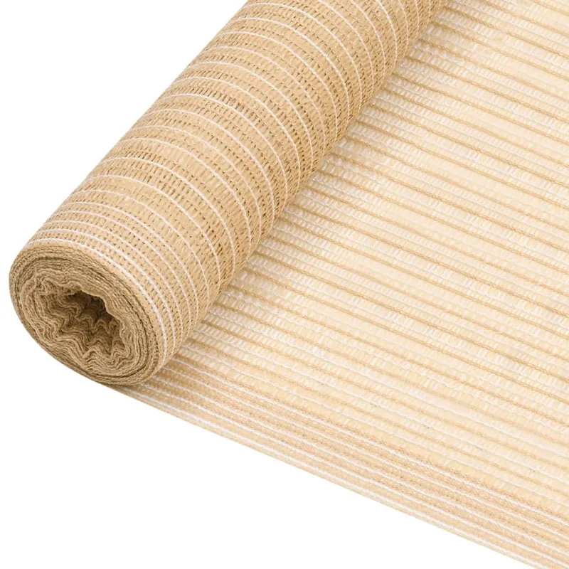 vidaXL Δίχτυ Σκίασης Μπεζ 2 x 10 μ. από HDPE 150 γρ./μ²