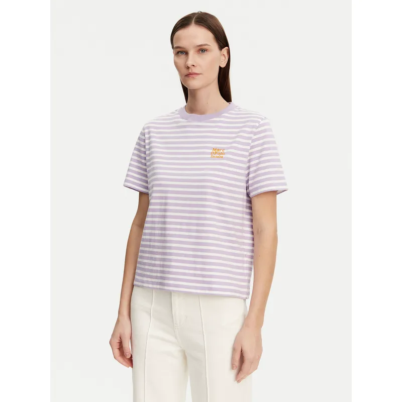 Marc O'Polo Denim T-Shirt 500 0005 953 Μωβ Relaxed Fit