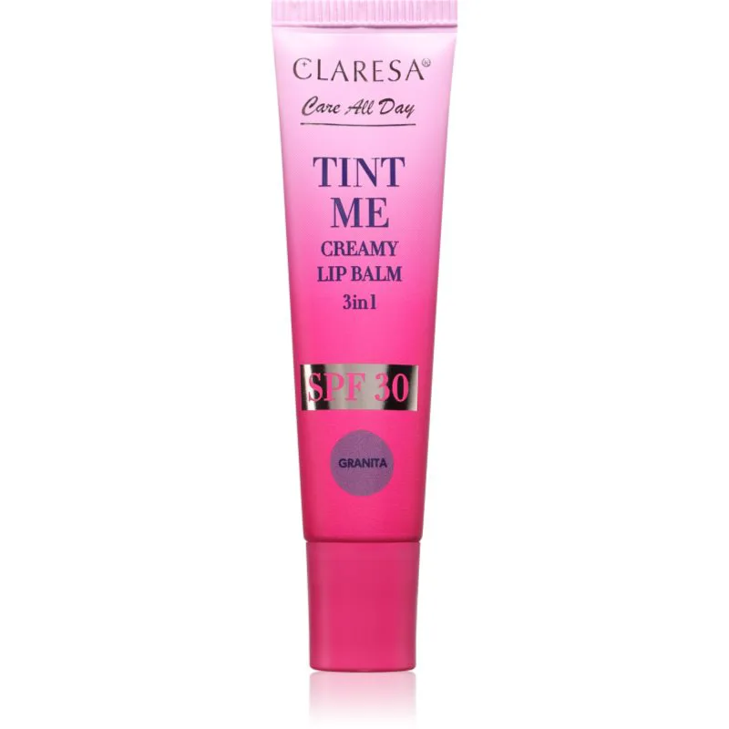 Claresa Tint Me Creamy Lip Balm Βάλσαμο για χείλη με ενυδατικό αποτέλεσμα απόχρωση Granita 12 ml