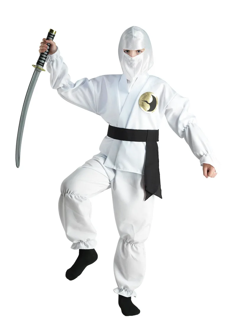 Αποκριάτικη Στολή White Ninja Νο. 04