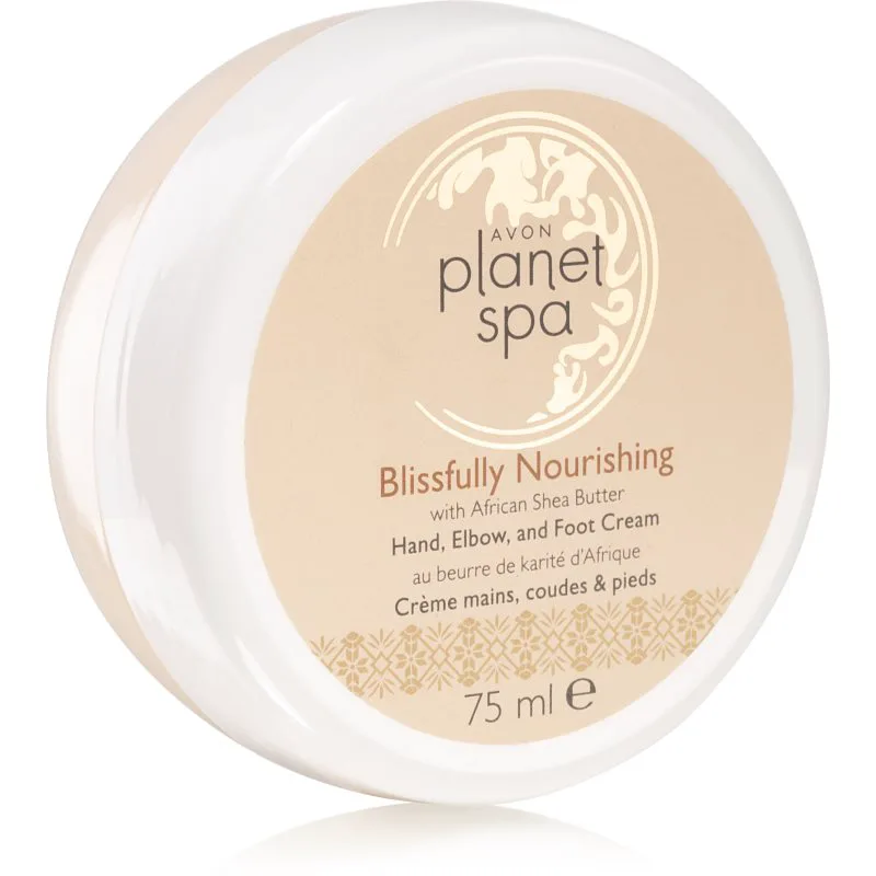 Avon Planet Spa Blissfully Nourishing θρεπτική κρέμα για τα χέρια Για τα πόδια 75 ml