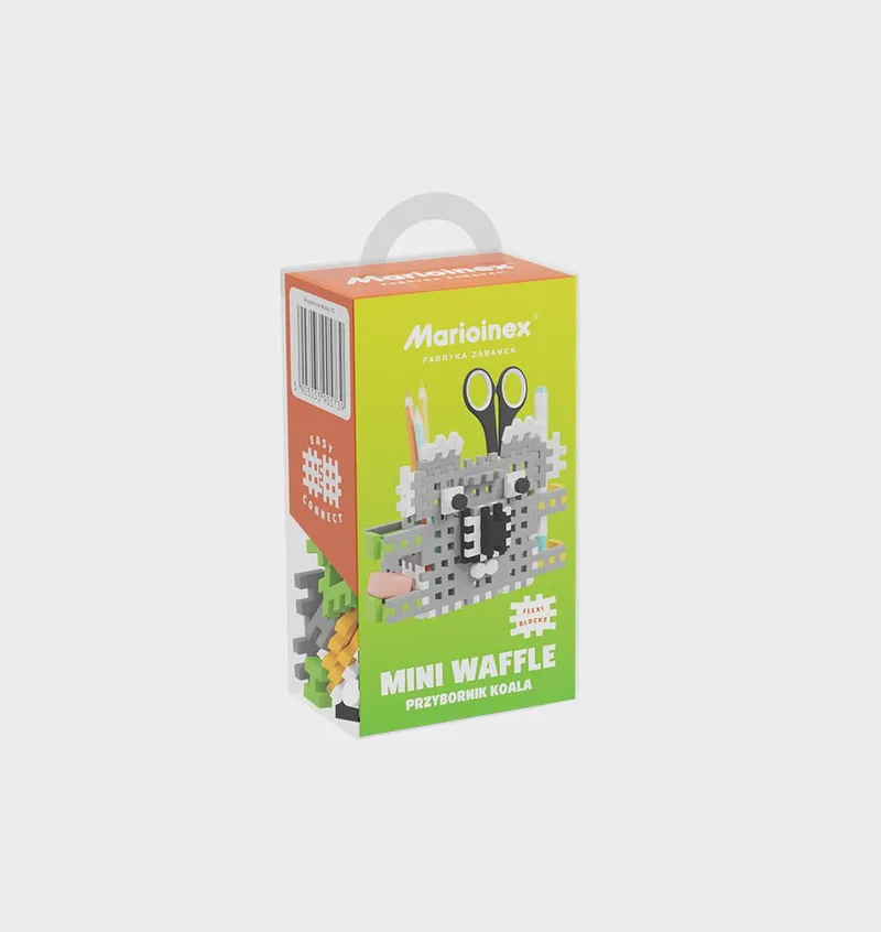 Παιχνίδι με τουβλάκια Marioinex Mini Waffle Organizer - Koala (70 τμχ.)