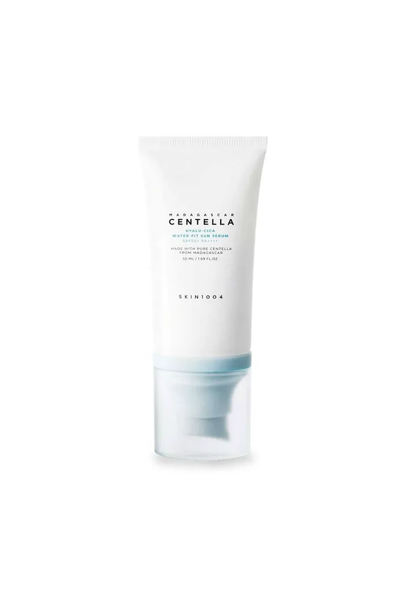 Skin1004 Madagascar Centella Hyalu-Cica Water-Fit Sun Serum SPF50+ Pa++++ - Αντηλιακό Με Υαλουρονικό & Centella Asiatica 50 ml - 8809913830450