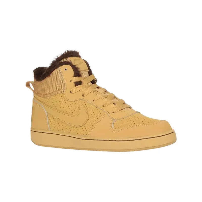 Ψηλά Sneakers Nike Baskets Court Borough Mid Winter camel et marron