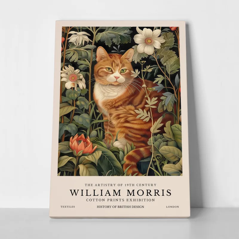 Πινακας σε καμβά WILLIAM MORRIS - CAT 5