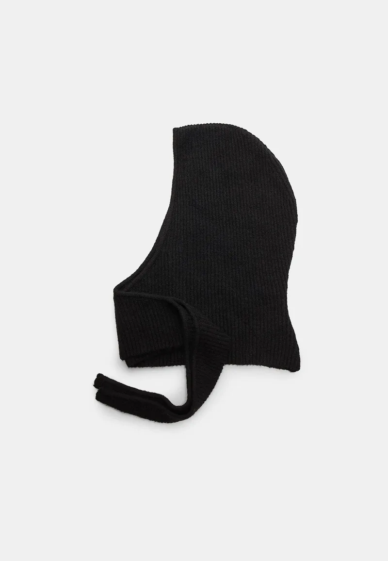 Stradivarius Μπαλακλάβα Μαύρο Os