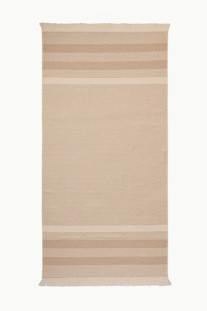 Coincasa unisex πετσέτα θαλάσσης jacquard 90 x 170 cm - 006815742 Μπεζ