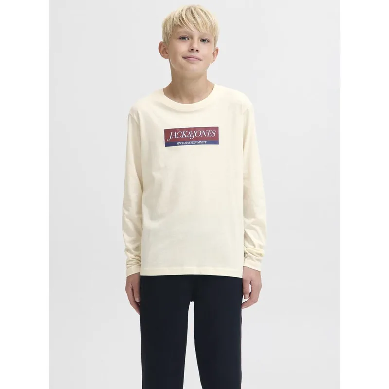Μπλούζα μακό αγόρι JACK & JONES-12289280-Antique White