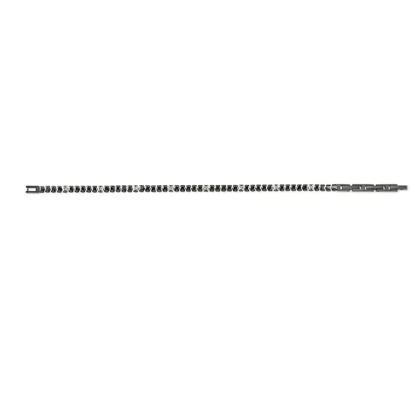 SOVRANI Βραχιόλι από Ασημί 925 Black J10366