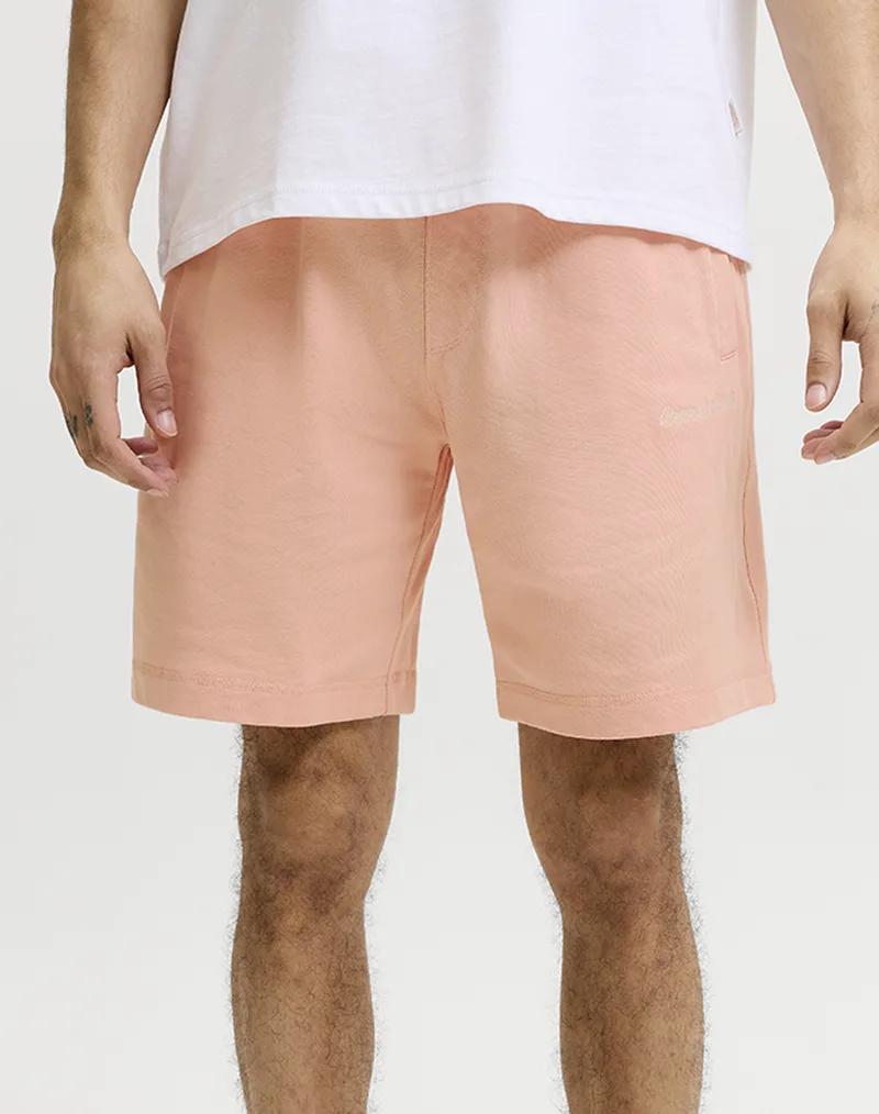 JACK&JONES JPSTKARL NORREBRO SWEAT SHORTS REG SN 12292565-Peach Melba LightCoral