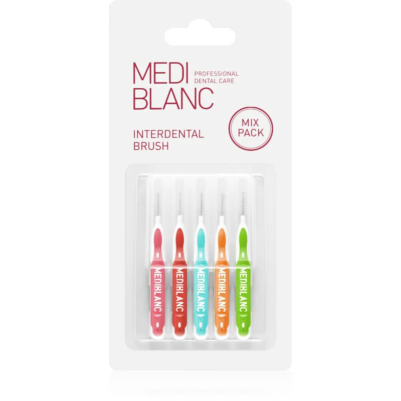 MEDIBLANC Interdental Pick-brush Mix μεσοδόντιο βουρτσάκι 5 τμχ