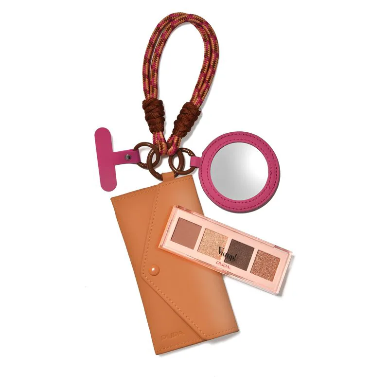 Pupa Everywear - Vamp! Palette 4 Eyeshadows - Wrist Strap, Phone Patch, Mirror, Palette Holder 002 5.2 G