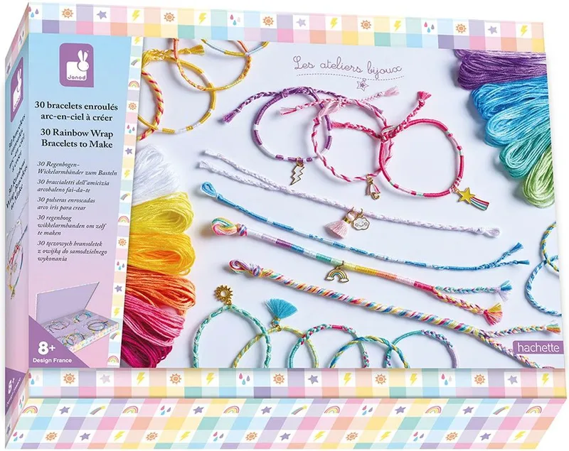 ΔΗΜΙΟΥΡΓΙΚΟ ΚΙΤ JANOD 30 ΒΡΑΧΙΟΛΑΚΙΑ RAINBOW WRAP (J09134)