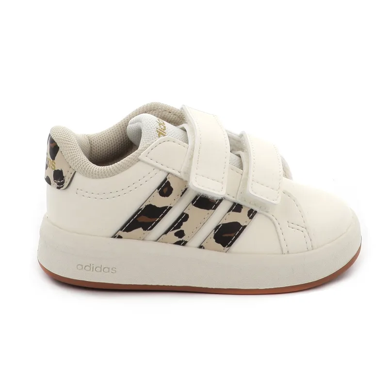 Παιδικό Αθλητικό Παπούτσι για Κορίτσι Adidas Grand Court 3.0 Cf I Χρώματος Μπεζ KJ4831