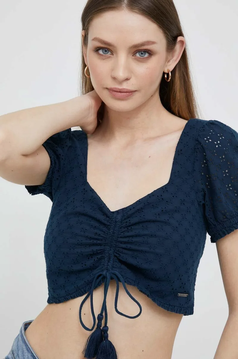 Βαμβακερό Top Pepe Jeans Philana