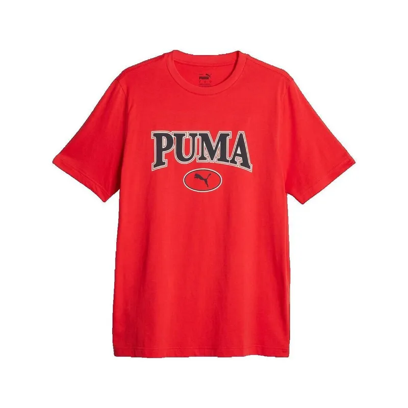 T-shirt με κοντά μανίκια Puma T-shirt Squad Rouge