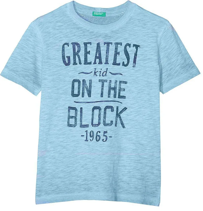 T-SHIRT BENETTON INDIGO BOY ΘΑΛΑΣΣΙ (82 CM)-(1-2 ΕΤΩΝ)
