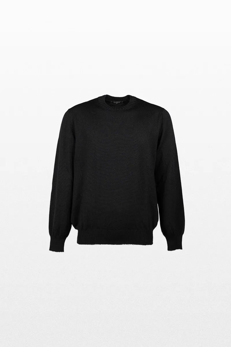 GRAN SASSO Ανδρικό Μαύρο Black Sweater