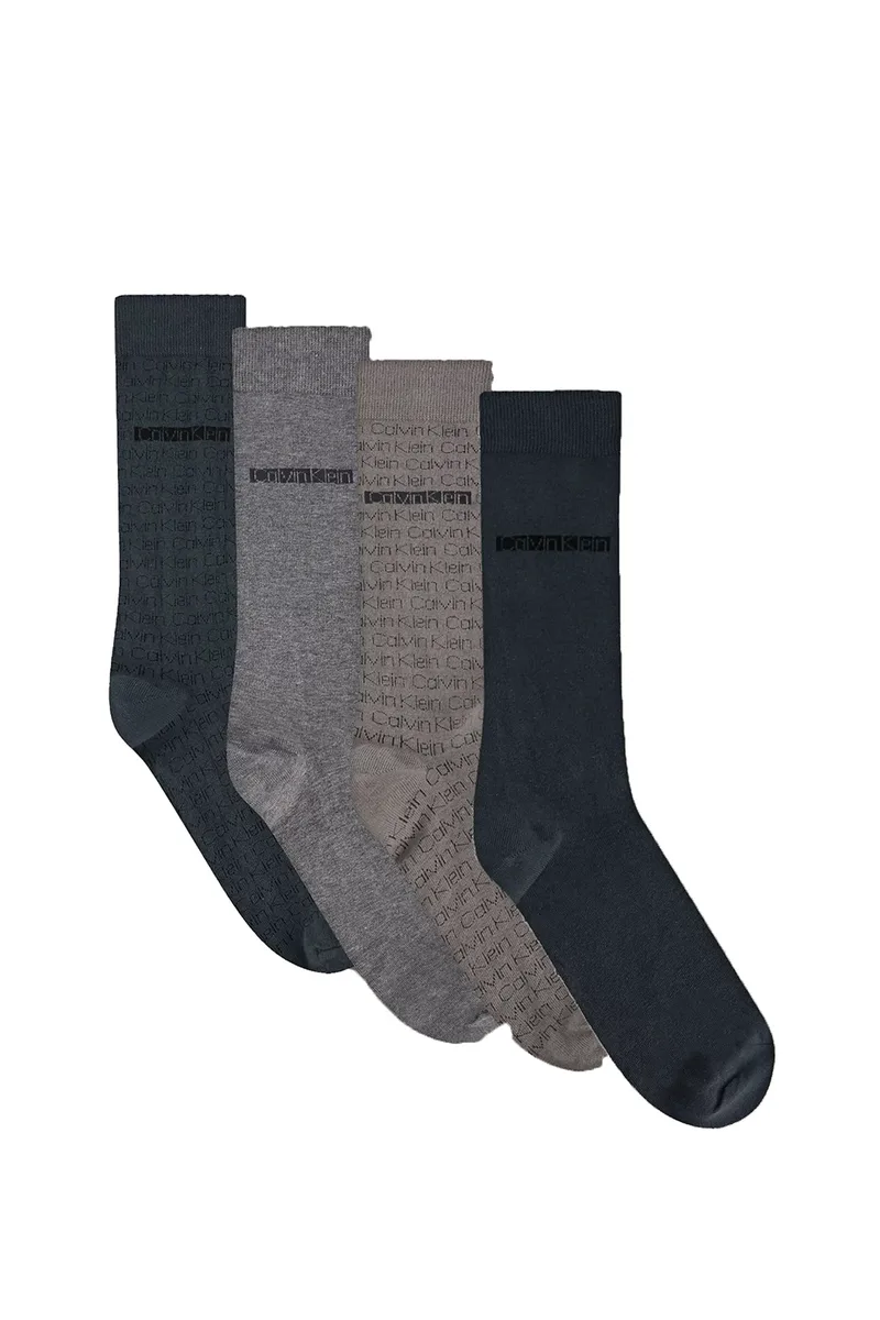 Calvin Klein Ανδρικές κάλτσες σε ειδική συσκευασία CK Men Sock Gift Box (Συσκ. με 4 ζέυγη)-701235980-002