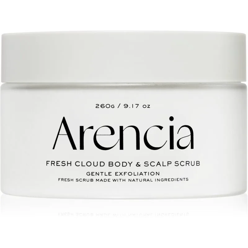 Arencia Fresh Cloud White Tea & Neroli απαλό Scrub για σώμα και μαλλιά 260 γρ