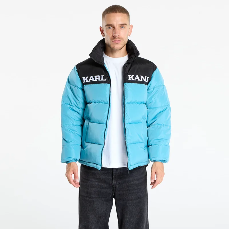 Μπουφάν Karl Kani Retro Essential Puffer Jacket Blue L