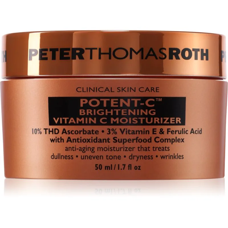Peter Thomas Roth Potent-C Power Moisturizer ενυδατική κρέμα προσώπου με βιταμίνη C 50 ml