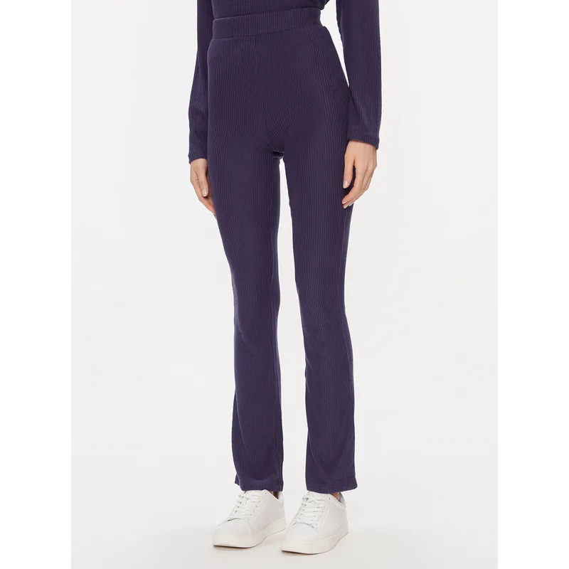 Triumph Παντελόνι πιτζάμας Thermal MyWear Skinny Leg Trousers 10216565 Σκούρο μπλε Skinny Fit