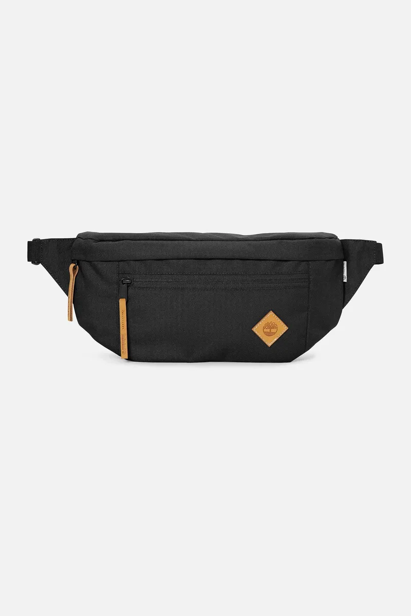 Timberland unisex τσαντάκι μέσης με tree logo patch - TB0A61HK0011 Μαύρο