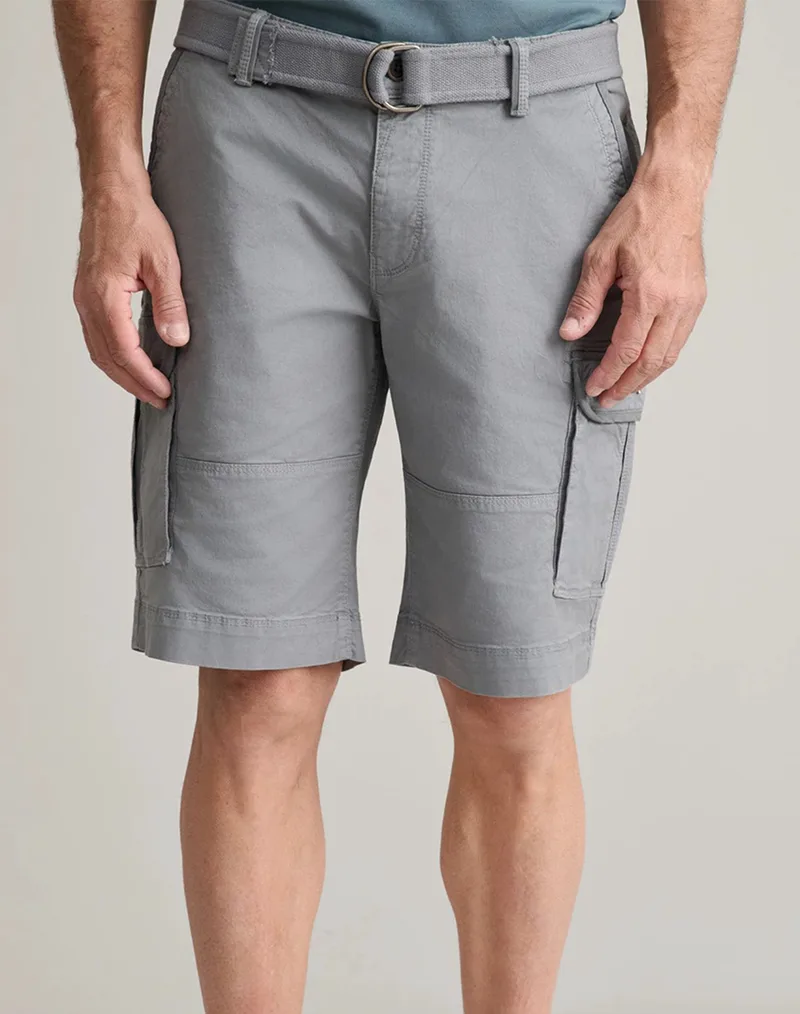 NAVY&GREEN ΒΕΡΜΟΥΔΑ CARGO ΜΕ ΖΩΝΗ 24RE.123/CGV.2-FROST GREY Gray