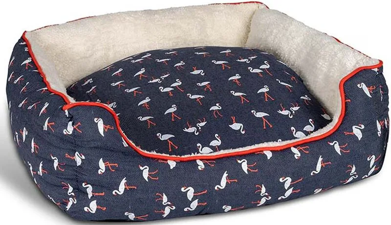 ΚΡΕΒΑΤΙ ΣΚΥΛΟΥ GLEE BASIC FLAMINGO (53X53X18CM)