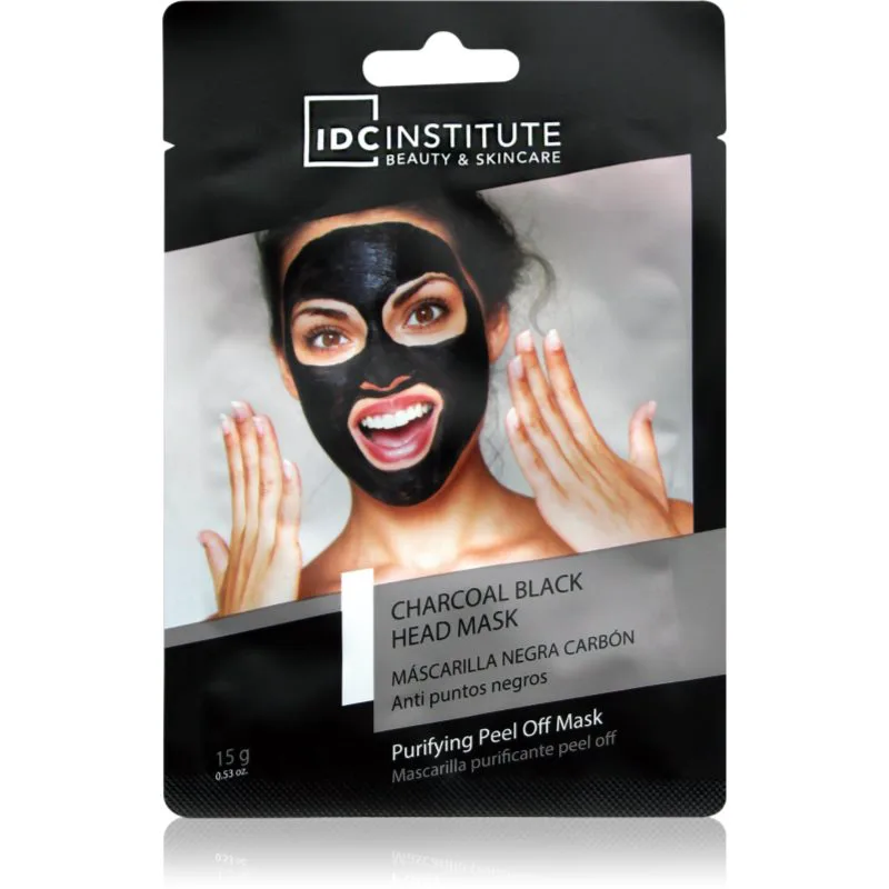 IDC Institute Charcoal Blackhead Mask Μάσκα που ξεφλουδίζεται με ενεργό άνθρακα κατά των μαύρων στιγμάτων 15 γρ