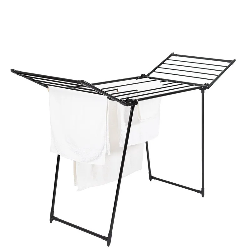 Estia Απλώστρα Δαπέδου Neo Black Μεταλλική 1.75X1.07X60 Πτυσσόμενη