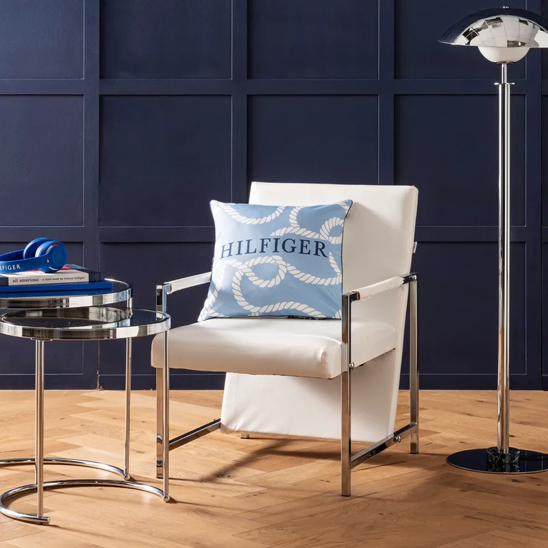 Μαξιλαροθήκη Διακόσμησης Tommy Hilfiger Newport Γαλάζιο 40x40