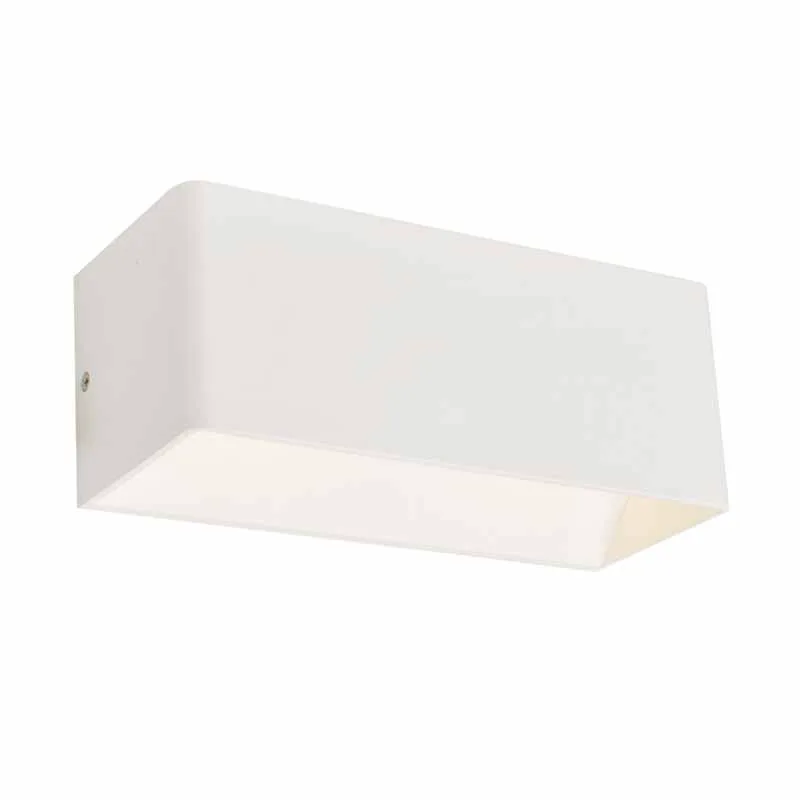 Απλίκα Τοίχου LED Aca Nephele L35037L White Matt