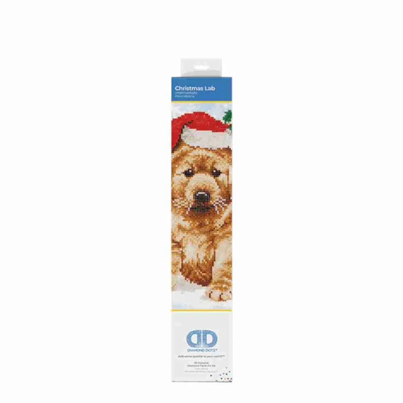Diamond Dotz Παιχνίδι Χειροτεχνίας Xmas Ψηφιδωτό Σκυλάκι Άγιος Βασίλης 27χ35εκ