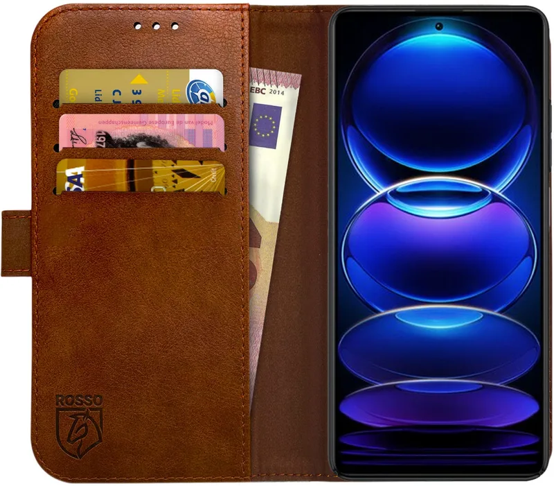 Κόκκινο Element PU Θήκη Πορτοφόλι Xiaomi Redmi Note 12 Pro 5G - Brown (8719246381690)