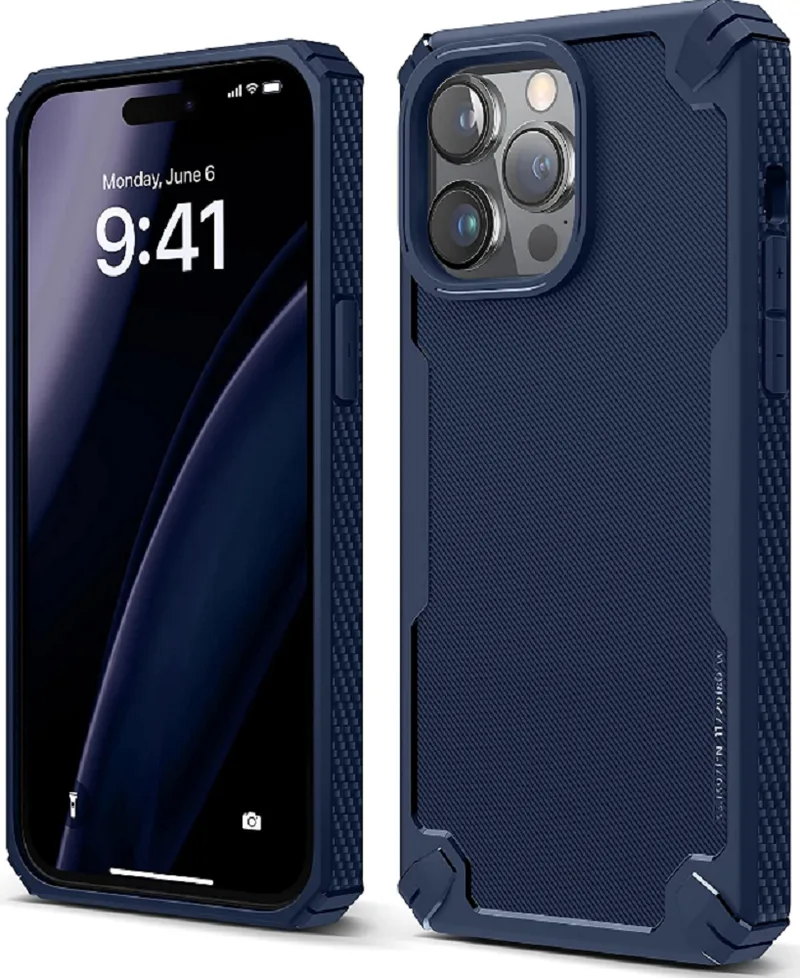 Elago Armor Case - Ανθεκτική Θήκη Σιλικόνης Apple iPhone 14 Pro Max - Jean Indigo (ES14AM67PRO-JIN)