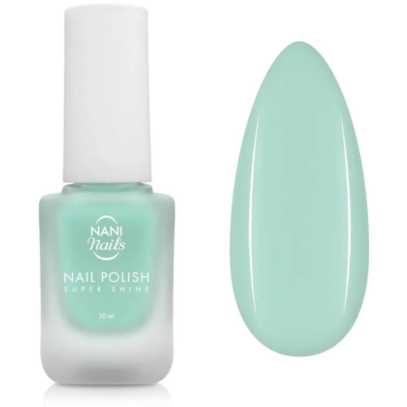 NaniNails NANI Super Shine βερνίκι νυχιών μακράς διαρκείας απόχρωση Mint Fantasy 10 ml