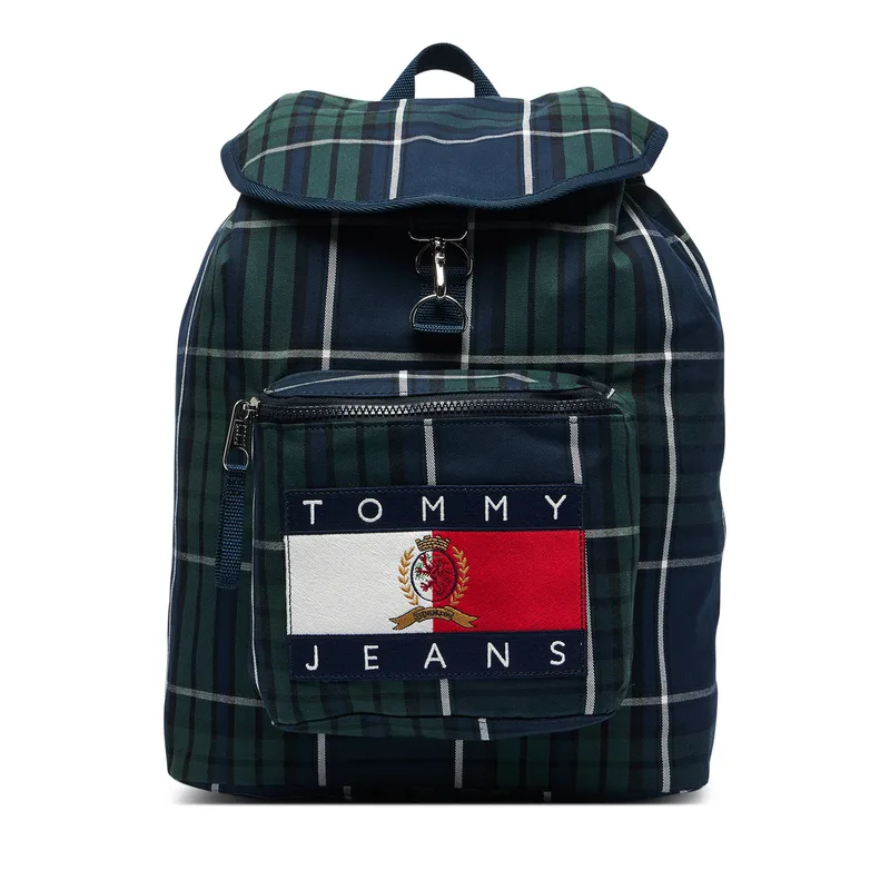 Σακίδιο Tommy Jeans Tjm Archive Check Backpack AM0AM14816 Πράσινο