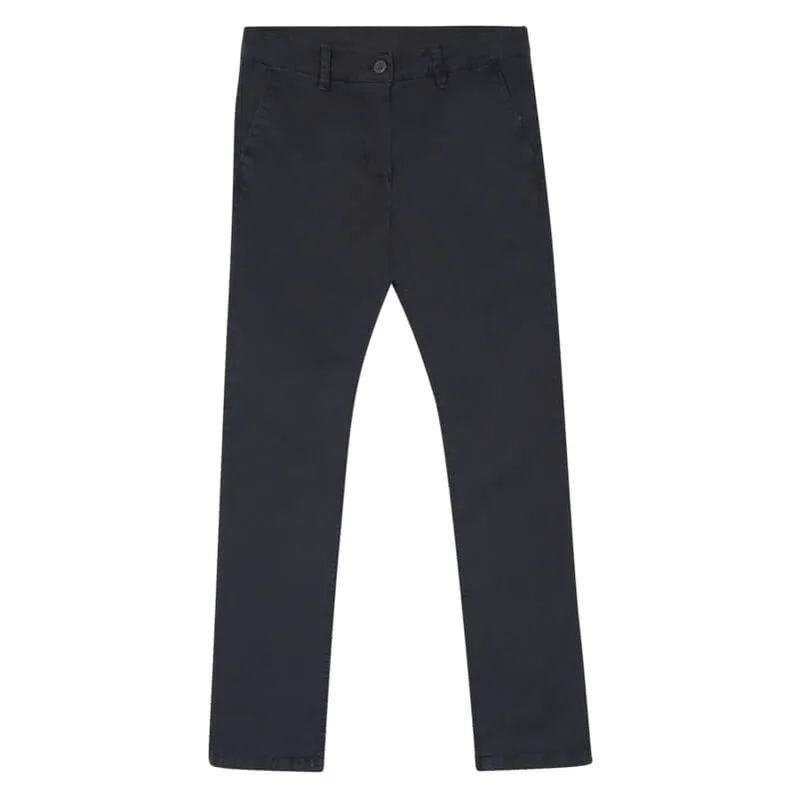 Prince Oliver Παντελόνι Chinos Μπλε Σκούρο (Modern Fit)