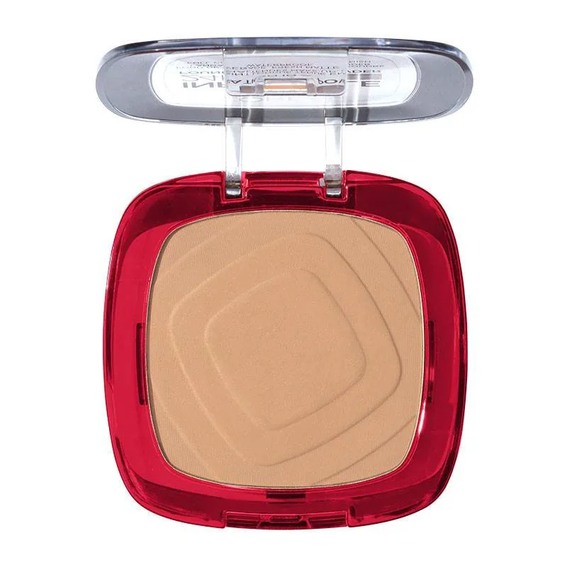 L'Oreal Paris Infaillible 24H Fresh Wear Foundaton in a Powder 9gr Make Up σε Μορφή Πούδρας για Κάλυψη Διαρκείας με Ματ Αποτέλεσμα Πούδρας - 140 Golden Μπεζ