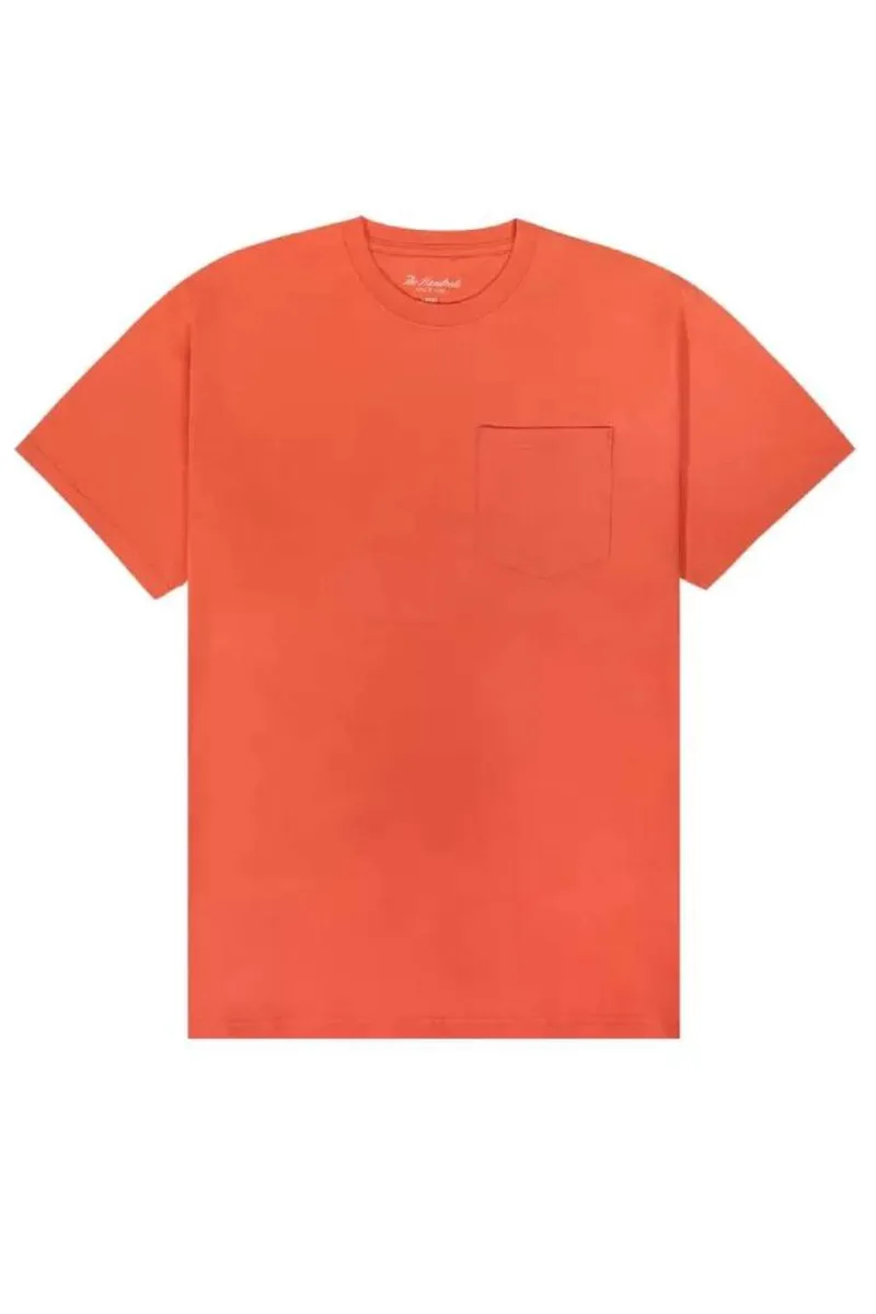 THE HUNDREDS T-Shirts S23 Perfect Pocket T-Shirt - ΠΟΡΤΟΚΑΛΙ-T23P109005-ORANGE