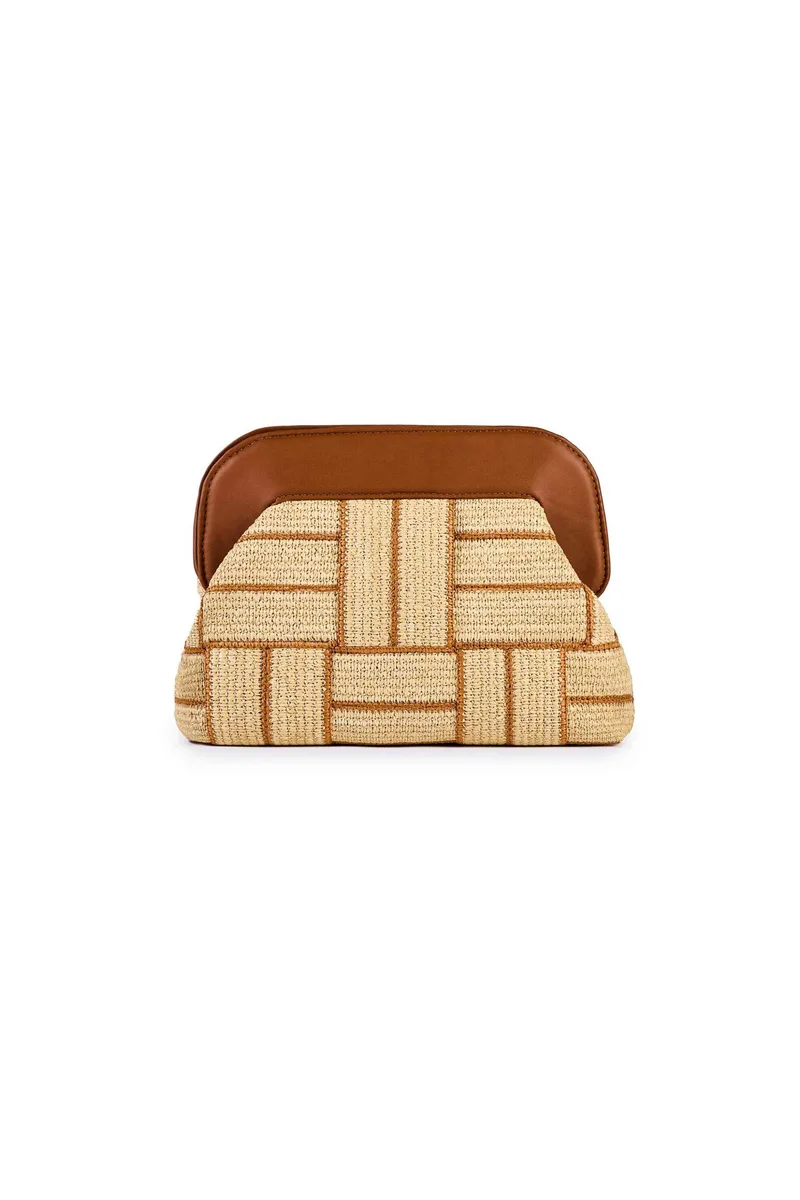 ViaMailBag γυναικεία χειροποίητη τσάντα clutch "Dalia Net" - DALIA/NET/SS25 Ταμπά