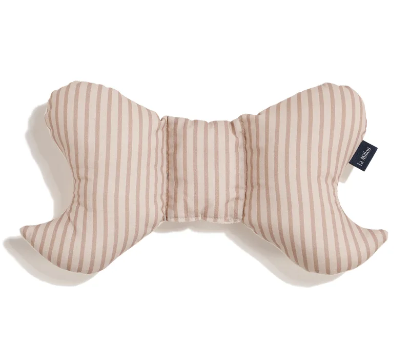 Organic Jersey Angel's Wings Stripes Μπεζ