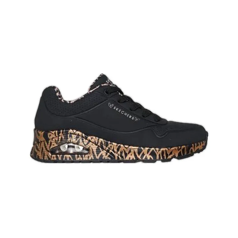 Sneakers Skechers Baskets UNO Loving Love noir